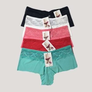 PANTY BOXER INVISIBLE CON ENCAJE