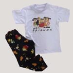 PIJAMA LARGA MANGA CORTA C/ GRAFICO NIÑO