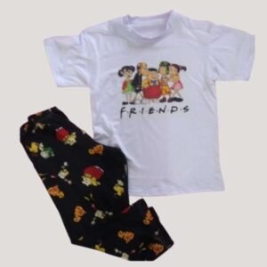 PIJAMA LARGA MANGA CORTA C/ GRAFICO NIÑO